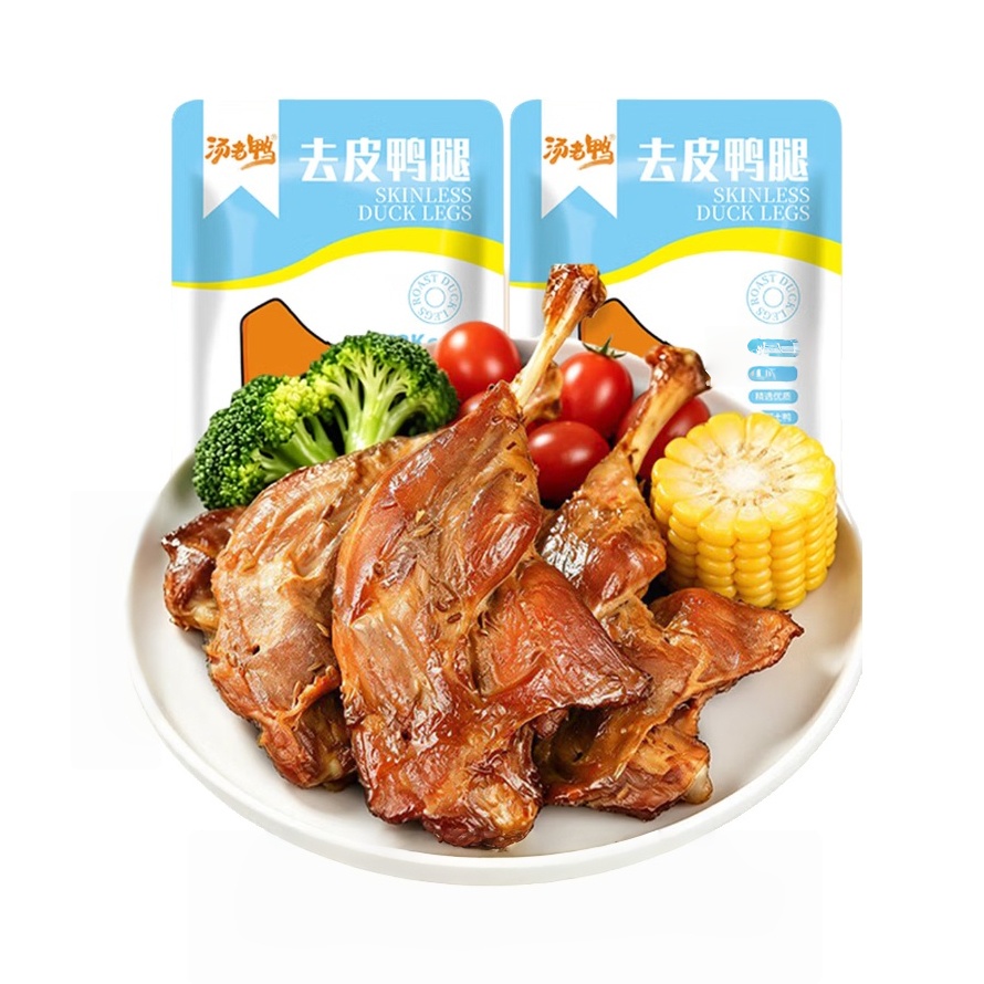 推荐商品：汤老鸭 黑胡椒味 110g 去皮鸭腿 袋装