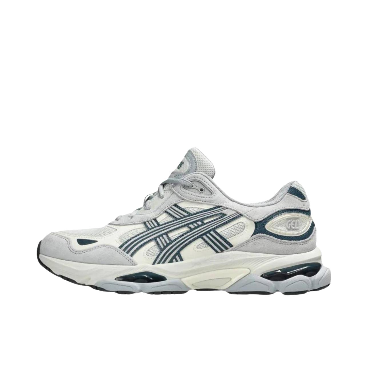 推荐商品：Asics/亚瑟士 Gel-NYC 2.0 跑鞋 圆头系带厚底支撑 湖灰色