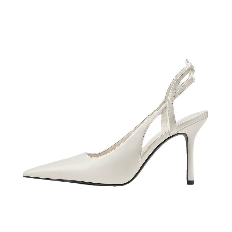 推荐商品：CHARLES&KEITH 高跟鞋 气质时尚优雅 CK1-60280517 粉白色