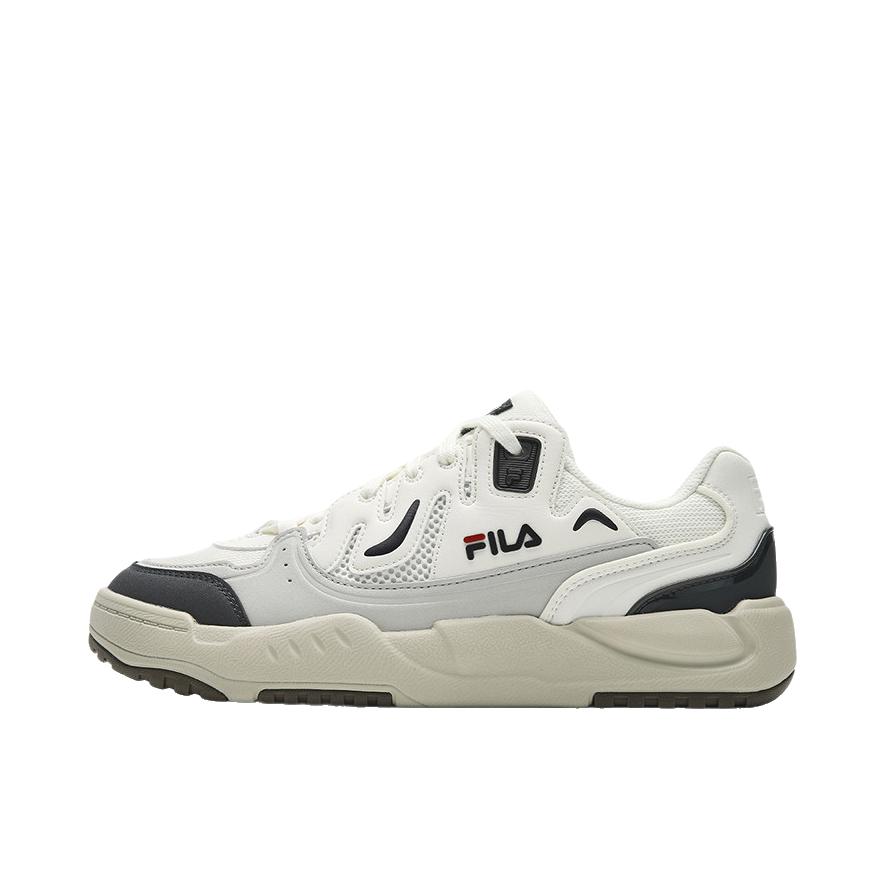 推荐商品：FILA/斐乐 COMP 海芋鞋 板鞋 舒适休闲通勤运动 白棉花糖/影黑色/灰色
