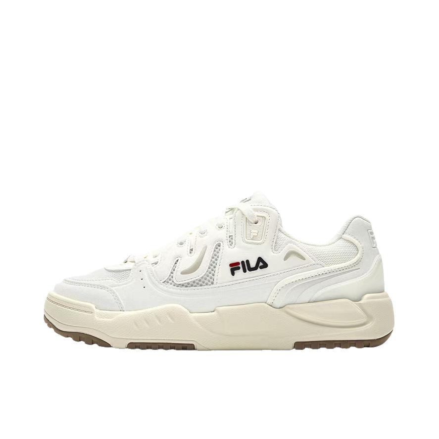 推荐商品：FILA/斐乐 COMP 海芋鞋 板鞋 舒适休闲通勤运动 白棉花糖/亮灰色