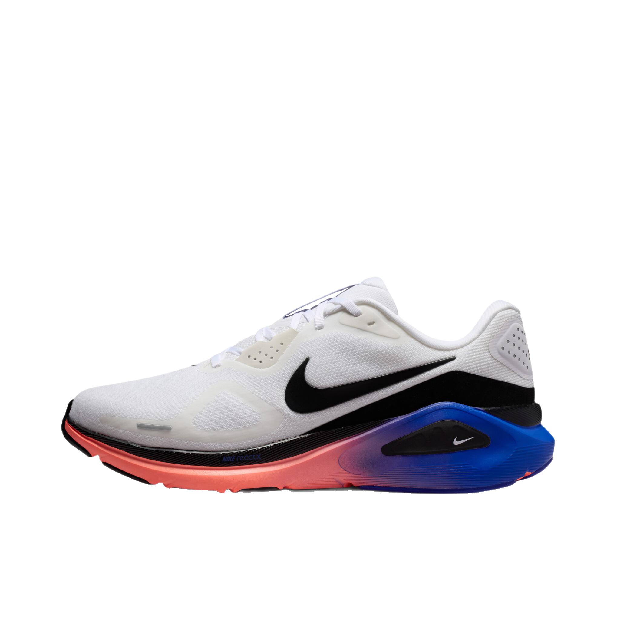 推荐商品：Nike Zoom Structure 26 跑鞋 百搭防滑回弹耐磨低帮泡绵贴合短跑 白色/黑色/原子粉/赛车蓝/耀眼靛紫