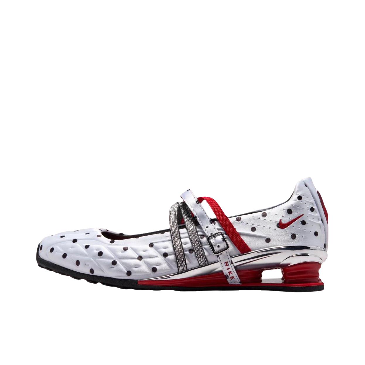 推荐商品：Nike SHOX Z Calistra 单鞋 百搭圆头厚底搭扣 白色