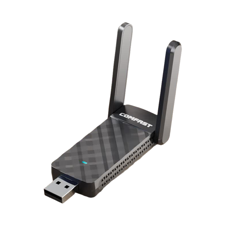 推荐商品：COMFAST AC1300 WiFi5 无线网卡 双向传输 防尘散热