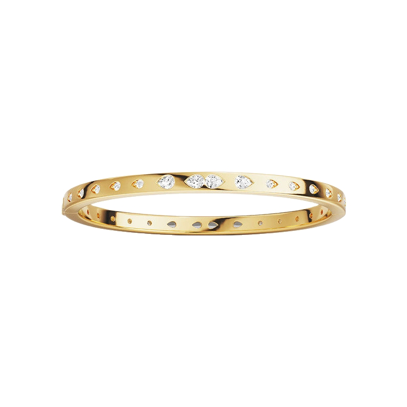 APM Monaco 水滴LES GOUTTELLETTES合金手镯 YB5910OX 金色