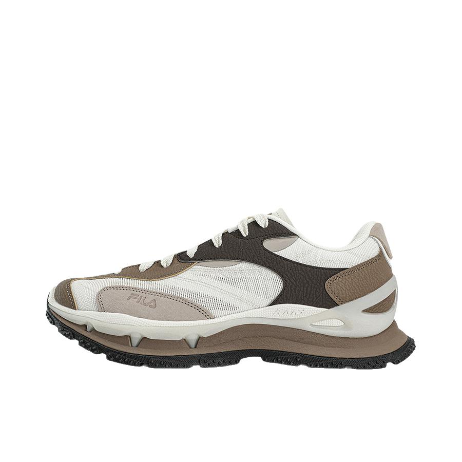 推荐商品：FILA/斐乐 KM 3 运动休闲鞋 百搭减震耐磨透气 奶白色/麦芽棕
