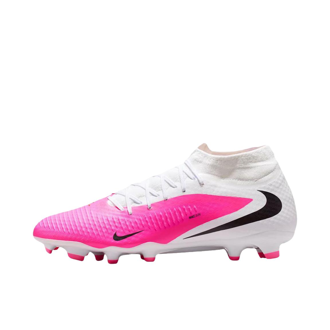 推荐商品：Nike Phantom 6 Academy MG 足球鞋 中端胶质短钉多种场地耐磨透气 粉色