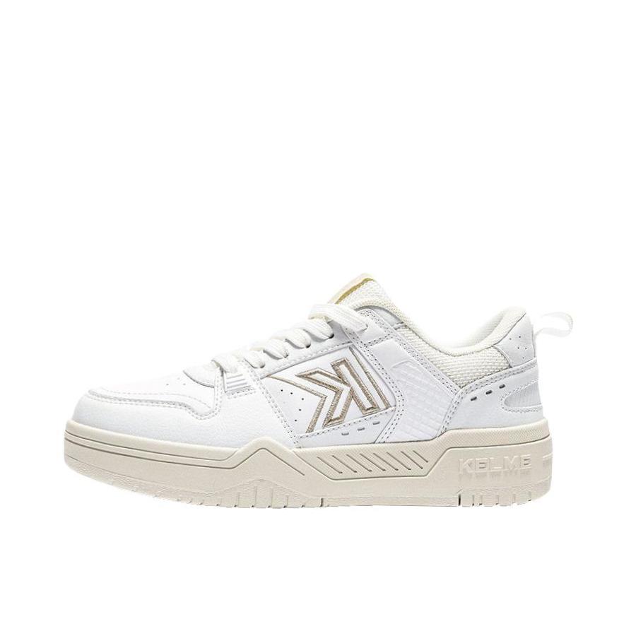 推荐商品：KELME/卡尔美 板鞋 防滑舒适透气 6447XX2667 女款/白色
