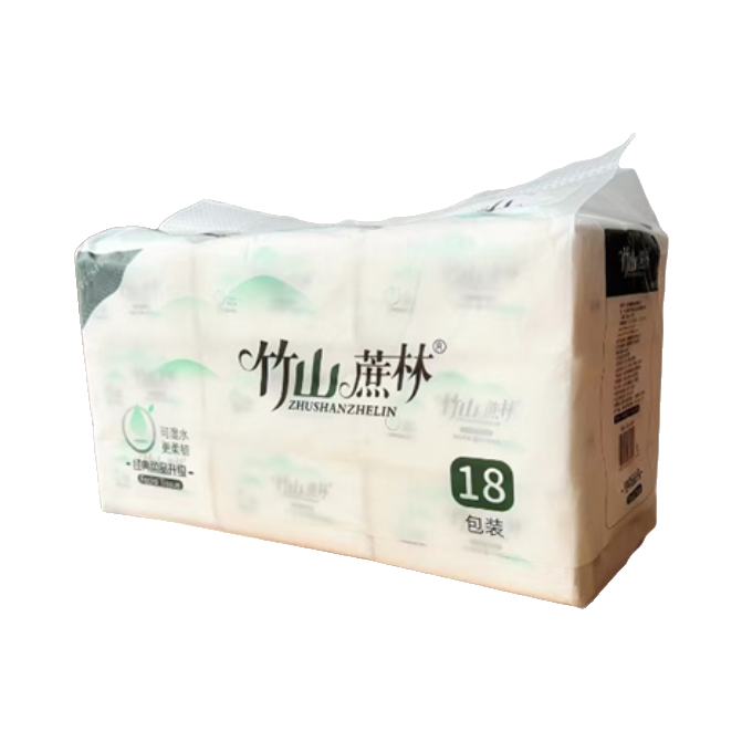 推荐商品：竹山蔗林 经典柔品系列 无香 5层 128mm*180mm 抽纸