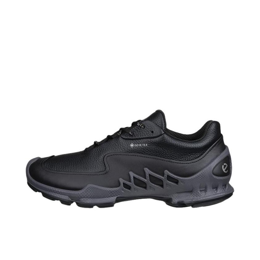 推荐商品：ECCO/爱步 登山鞋 户外鞋 透气休闲缓震防滑 802904 黑色/灰色