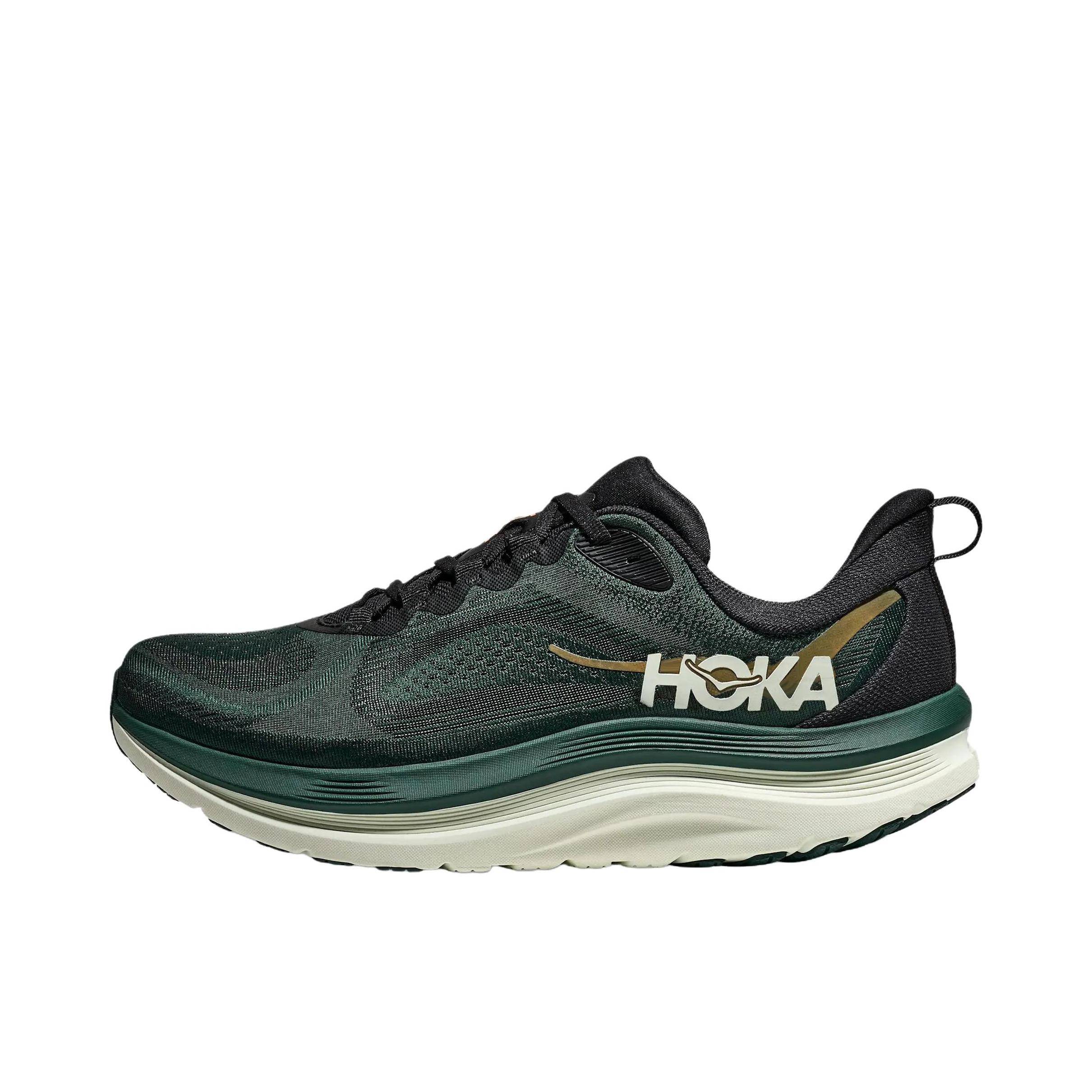 推荐商品：HOKA ONE ONE KAWANA 3 跑鞋 运动轻便防滑回弹 墨绿色