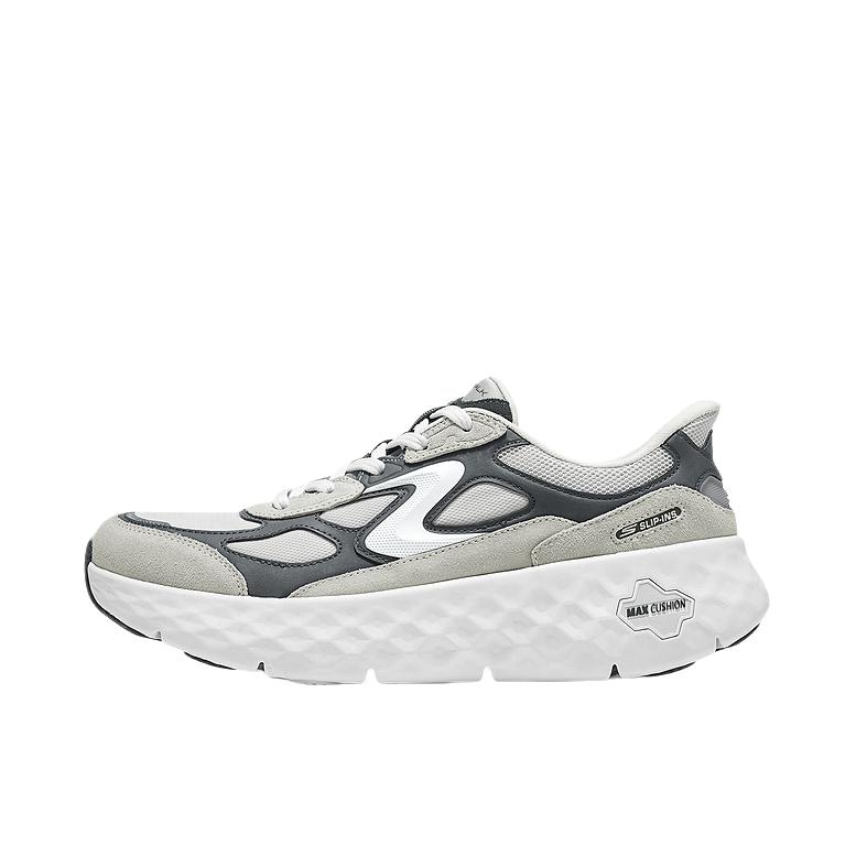 推荐商品：Skechers/斯凯奇 跑鞋 轻量缓震复古 126039 白色/灰色