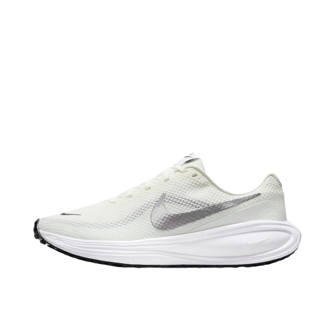推荐商品：Nike Revolution 8 跑鞋 网布百搭防滑耐磨低帮缓震训练网面回弹轻便春夏支撑短跑贴合圆头 白色/黑色