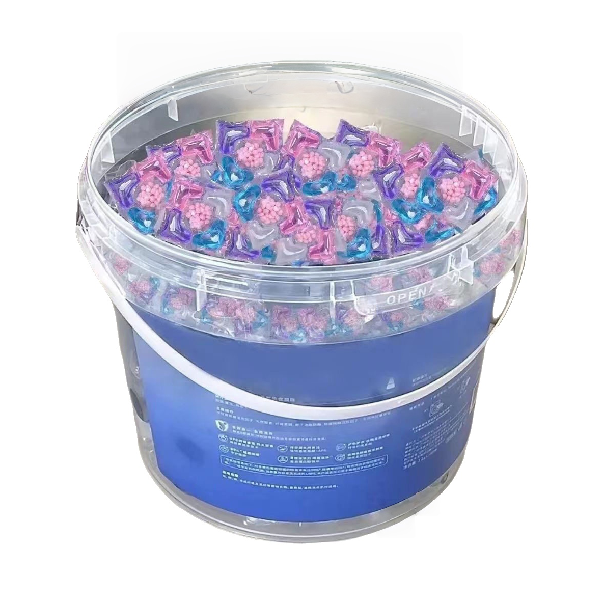 推荐商品：蒂斯贝尼 持久留香强力去污 蜜桃玫瑰 洗衣凝珠 桶装