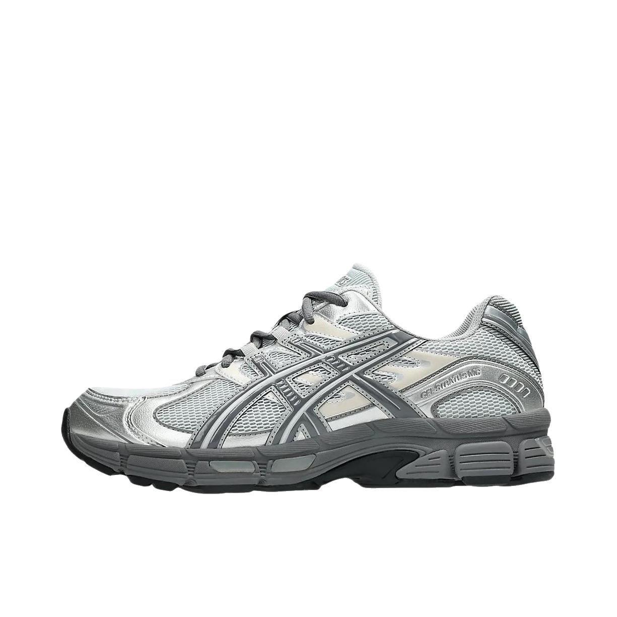 推荐商品：Asics/亚瑟士 GEL-STRATUS MC 跑鞋 减震透气舒适 灰色/银色