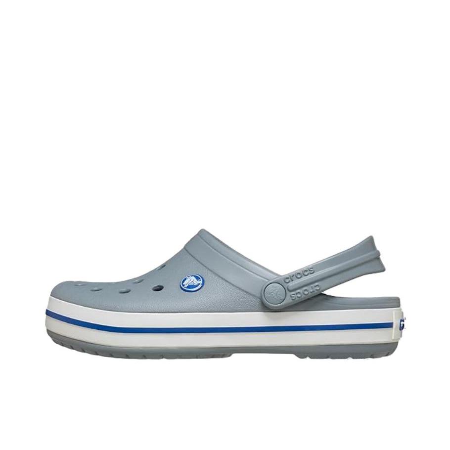 推荐商品：Crocs/卡骆驰 Crocband Clog 卡骆班 防滑耐磨 圆头 轻便透气 包头沙滩 一脚蹬 户外 拖鞋 洞洞鞋 穿孔 凉鞋 灰色