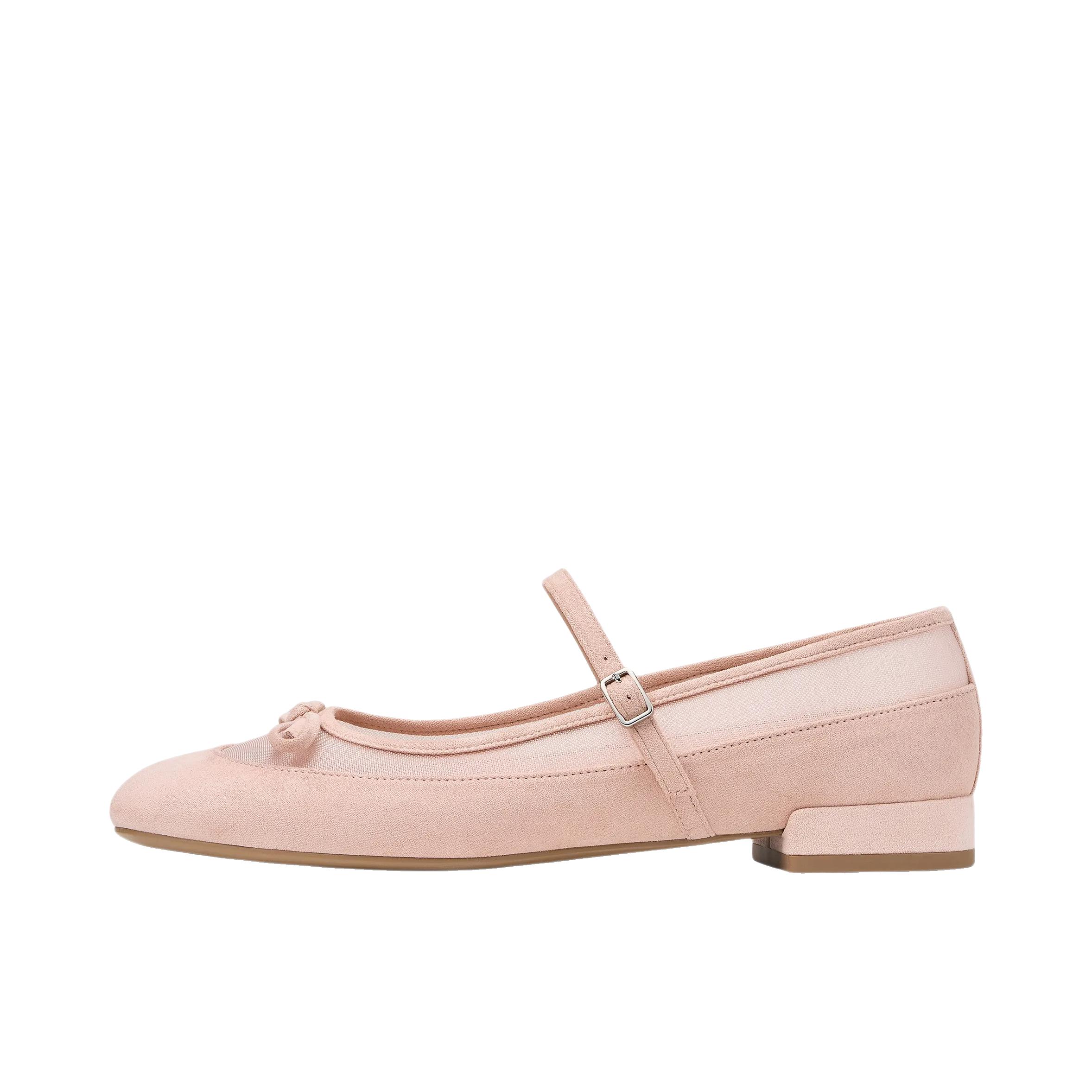 推荐商品：CHARLES&KEITH 单鞋 时尚蝴蝶结简约百搭 CK1-70381179 浅红色