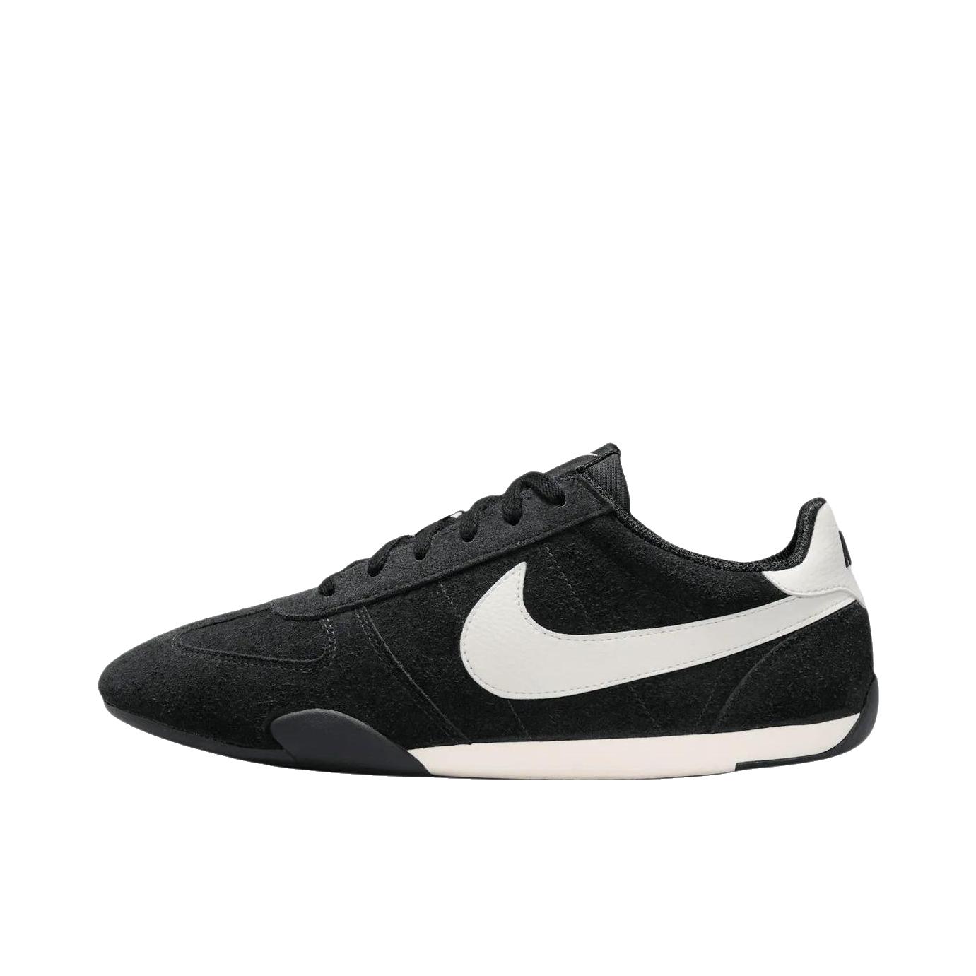 推荐商品：Nike Sprint Sister 运动休闲鞋 系带平跟圆头薄底复古芭蕾风 黑色/白色