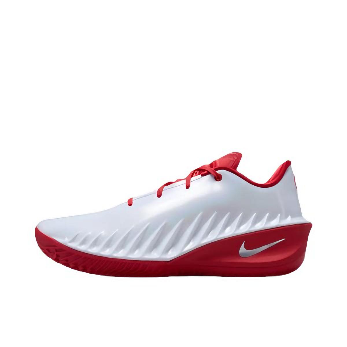 推荐商品：Nike G.T. Cut 4 篮球鞋 缓震抓地稳定抗扭支撑回弹 白色/金属银/大学红