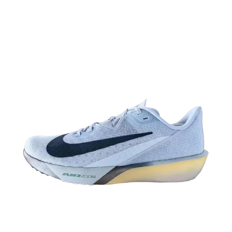 推荐商品：Nike Air Zoom Rival Fly 4 跑鞋 防滑缓震低帮休闲厚底运动回弹轻便竞速流光风 蓝色/黑色