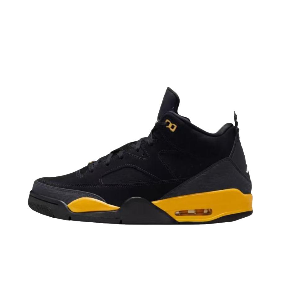 推荐商品：Air Jordan Son of Mars 火星之子 篮球鞋 复古时尚防滑耐磨减震包裹性拼接合成革织物 黑色/姜黄色