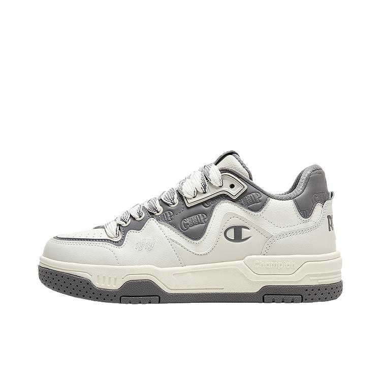 推荐商品：Champion/冠军 Bumper V2 板鞋 百搭圆头橡胶耐磨 女款/银桦灰/莲灰色/紫色