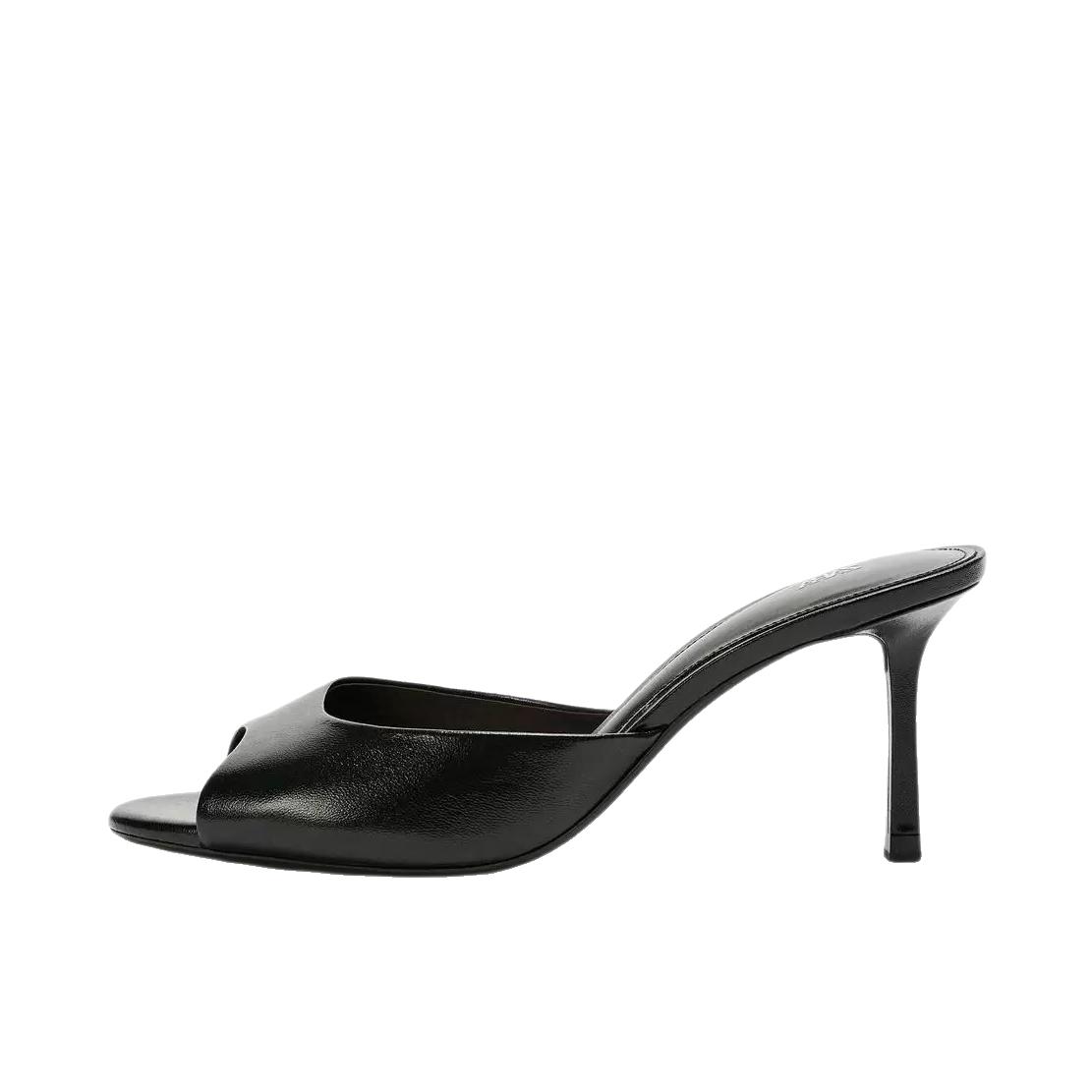 推荐商品：ZARA 高跟鞋 皮革尖头 11381710800 黑色