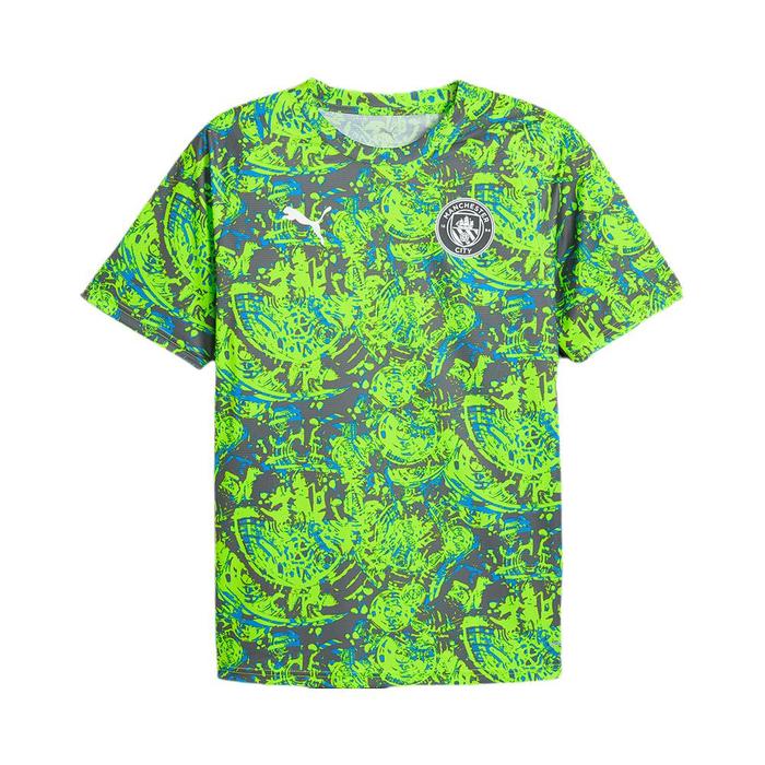推荐商品:Manchester City/曼城 圆领套头短袖足球服 黄绿