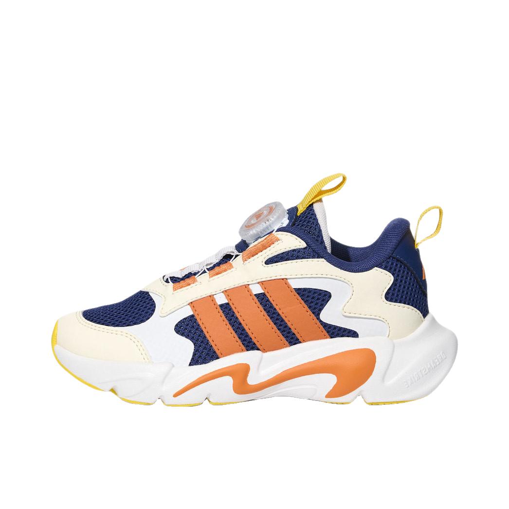 推荐商品：adidas PLAYFLEX HABU 运动休闲鞋 防滑耐磨时尚贴合室外旋转按钮 大童/紫色/暗橙黄/乳白色