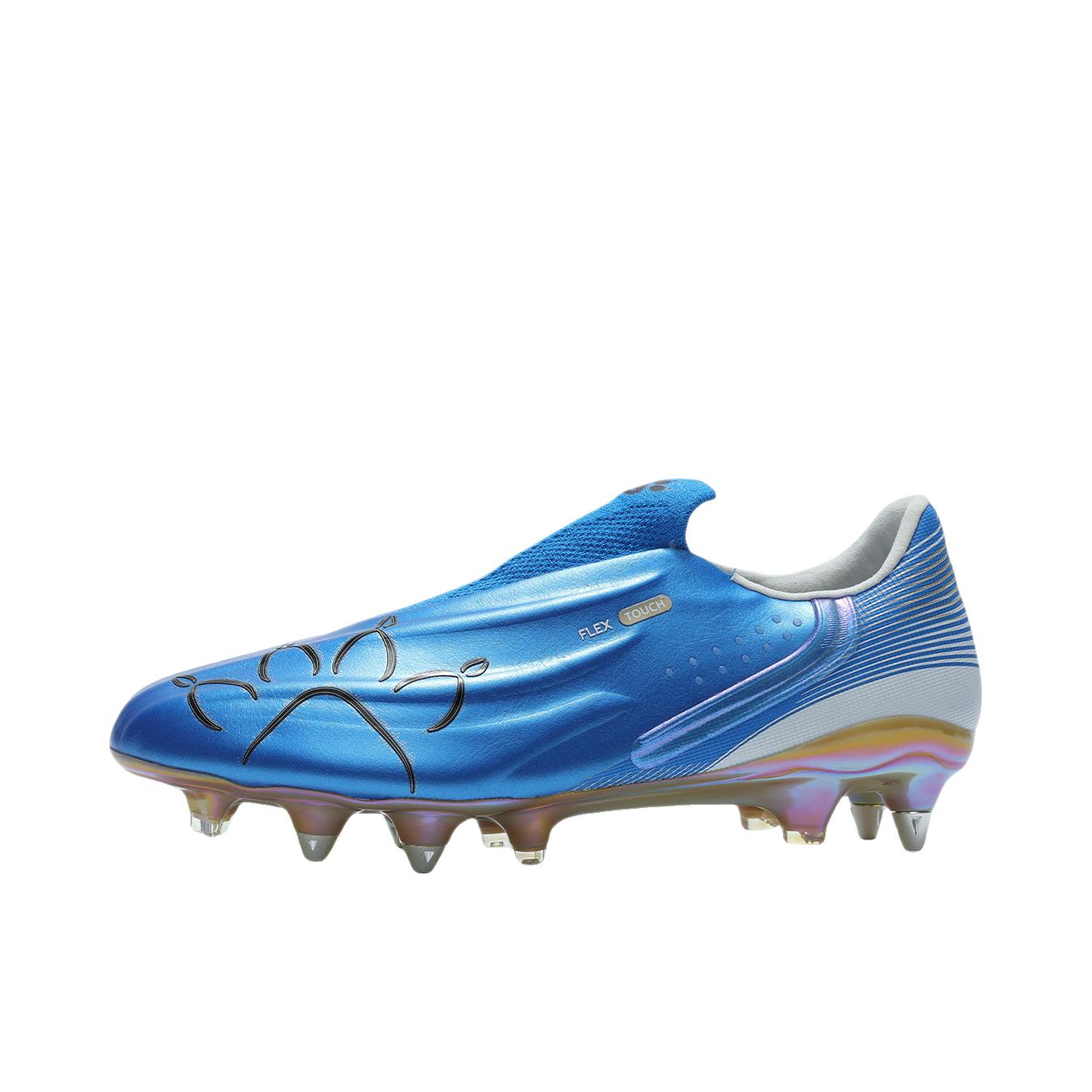 推荐商品：KELME/卡尔美 大师3 ELITE SG 足球鞋 长钉训练比赛 彩色/蓝色/白色