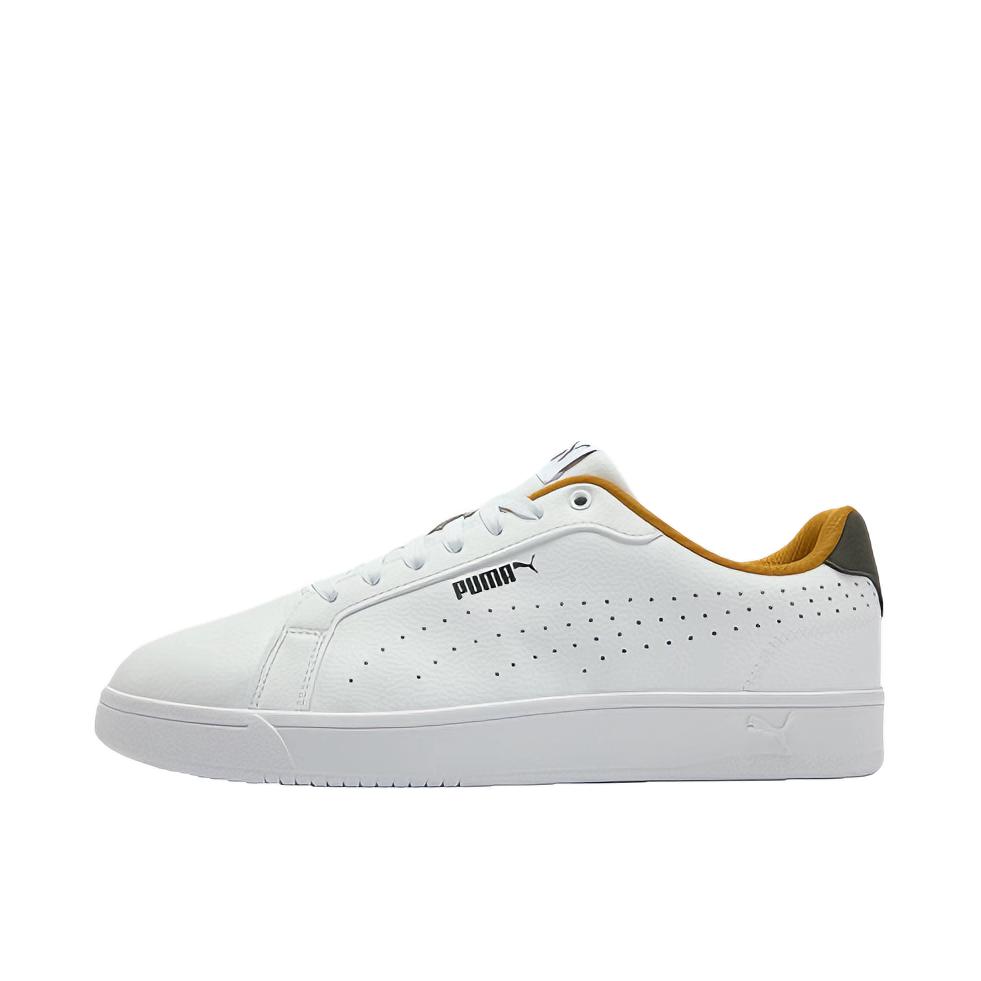 推荐商品：Puma/彪马 Grounded Perf 板鞋 简约百搭舒适轻便减震透气防滑耐磨薄底 白色/迷雾灰