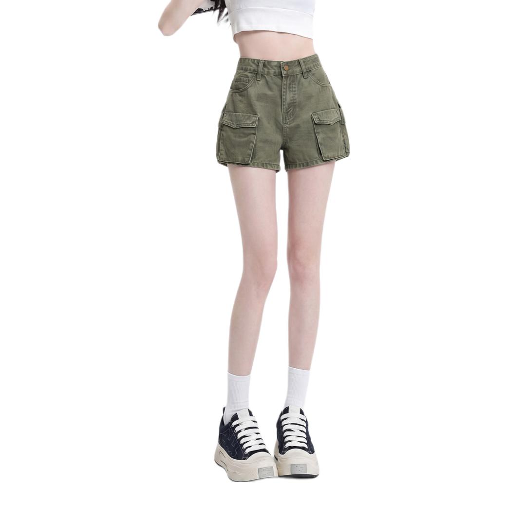 Dickies/帝客 2026SS 透气亲肤高腰工装裤 女装 DKU262WSP355 复古绿