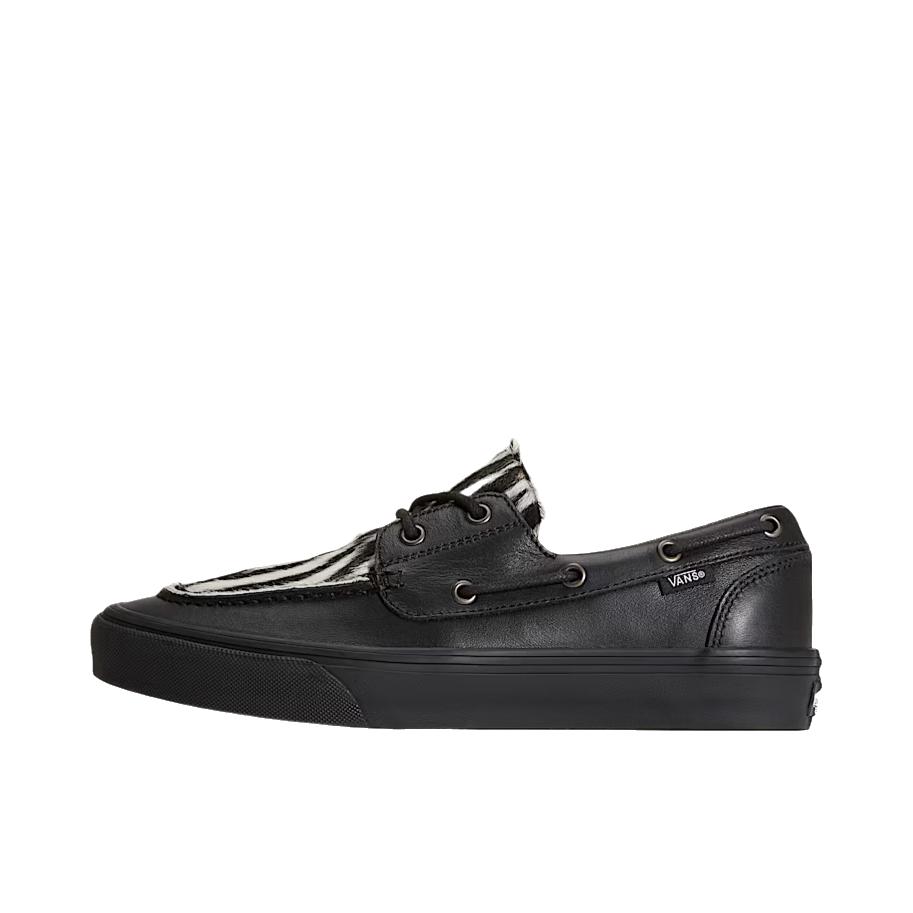 推荐商品：Vans/范斯 2 Eyelet 板鞋 百搭防滑耐磨低帮圆头 斑马纹/黑色