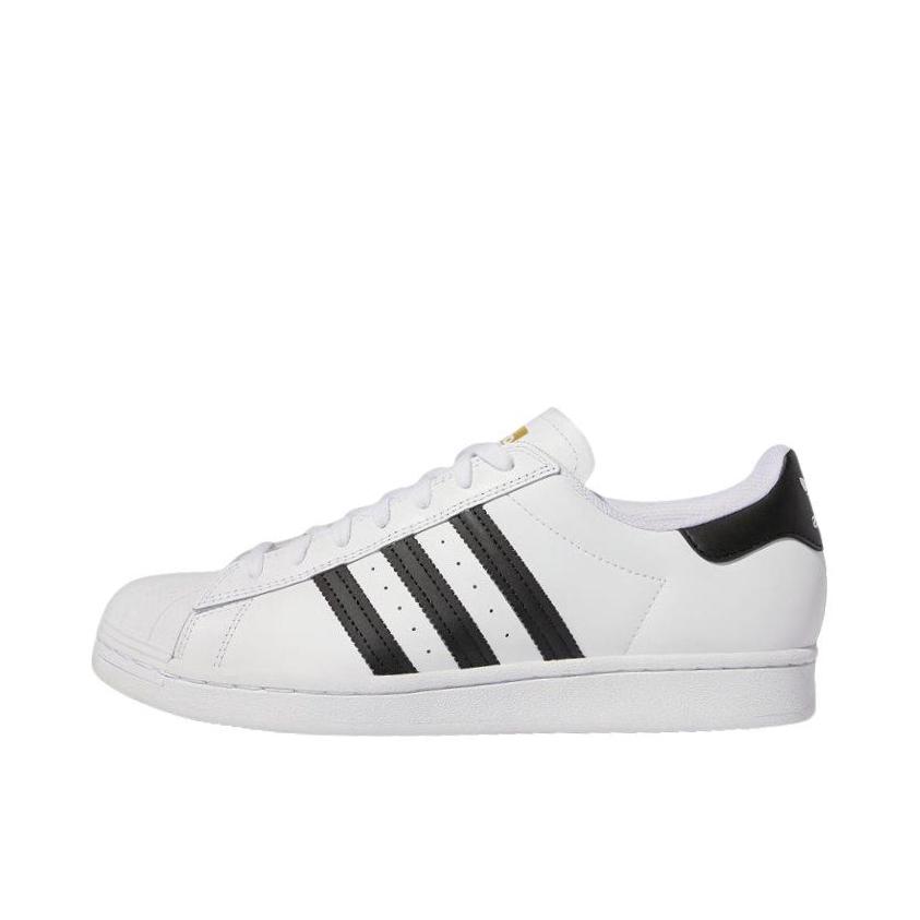 推荐商品：【宋雨琦同款】 adidas Originals Superstar 板鞋 轻便贝壳头薄底舒适百搭耐磨复古 乳白色/碳黑色