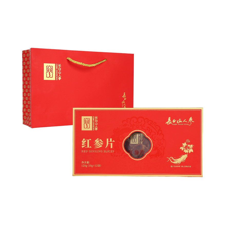 推荐商品：CBM GINSENG/长白山人参 红参片 礼盒装 大片
