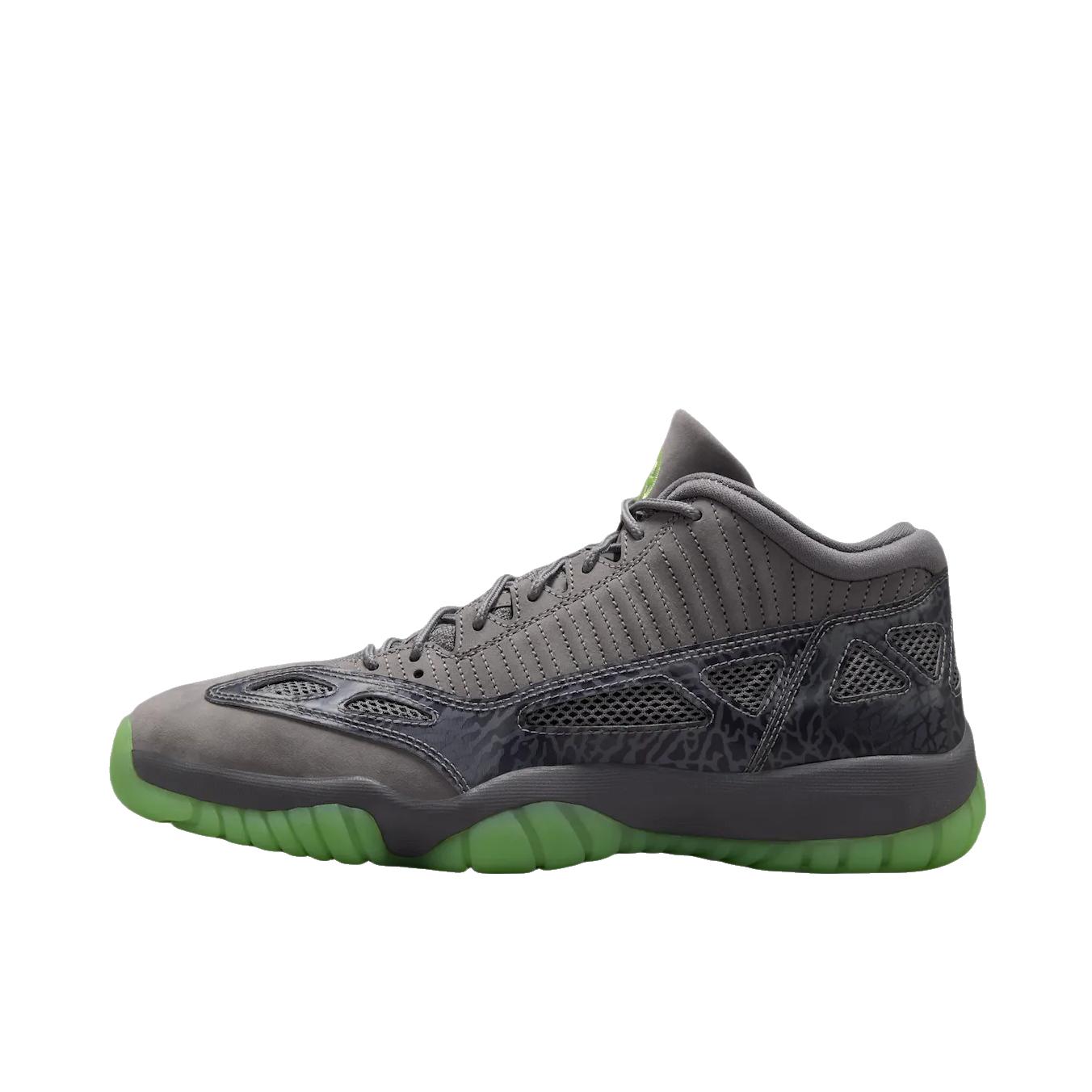推荐商品：Jordan Air Jordan 11 篮球鞋 复古百搭防滑耐磨舒适缓震轻便支撑 Quai 54联名/枪灰色/绿色