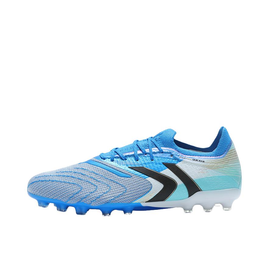 推荐商品：KELME/卡尔美 马赫3.0 PRO MG 足球鞋 胶质短钉人造场地 彩蓝色/白色