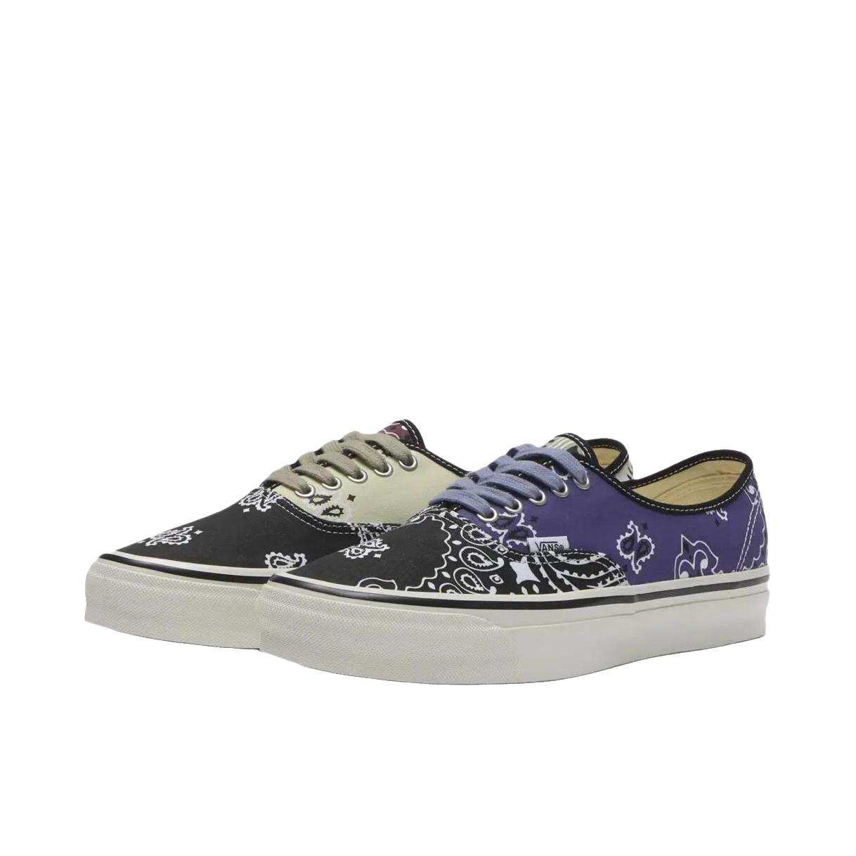 推荐商品：Vans/范斯 Premium Authentic 44 板鞋 柔软耐磨平跟舒适贴合复古 鸳鸯款/紫色/黑色