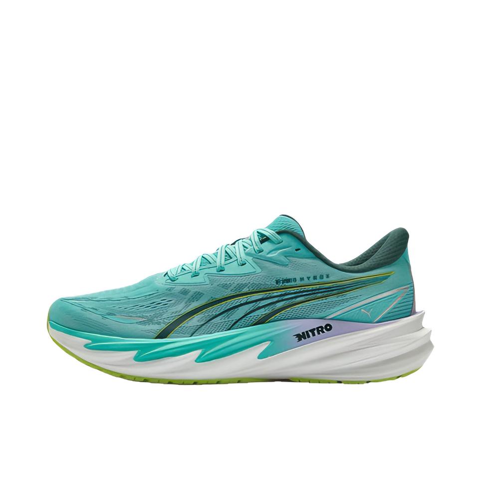 推荐商品：Puma/彪马 Velocity Nitro 4 跑鞋 透气减震回弹耐磨舒适 HYROX联名/薄荷绿/浅薰衣草紫