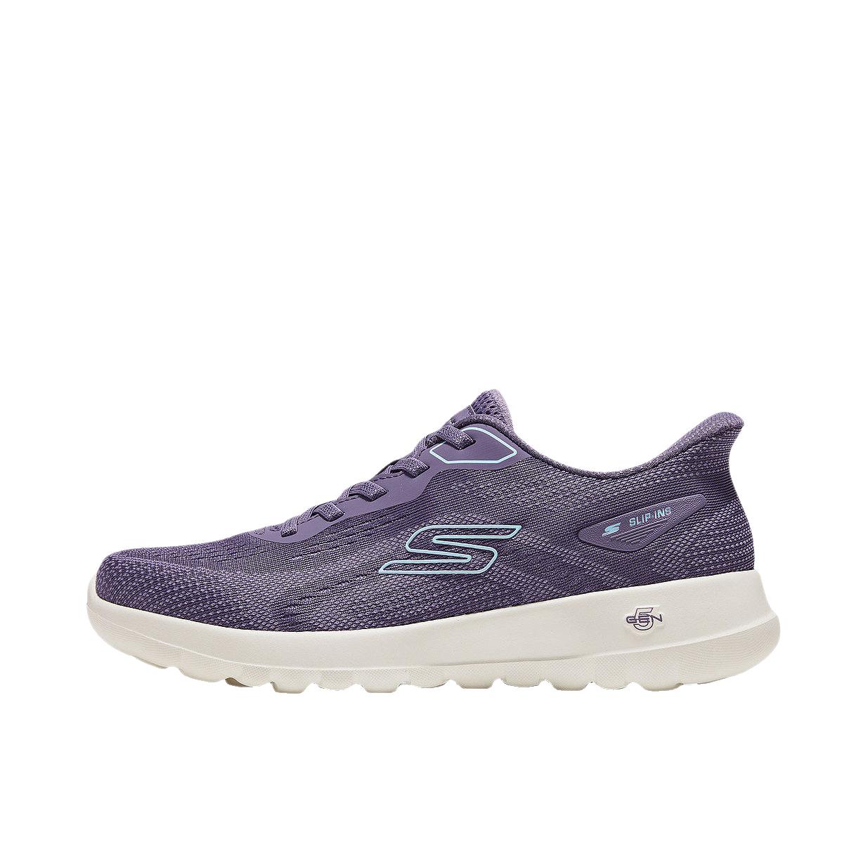 推荐商品：Skechers/斯凯奇 运动休闲鞋 防滑透气软底 125735 女款/紫色/浅蓝色