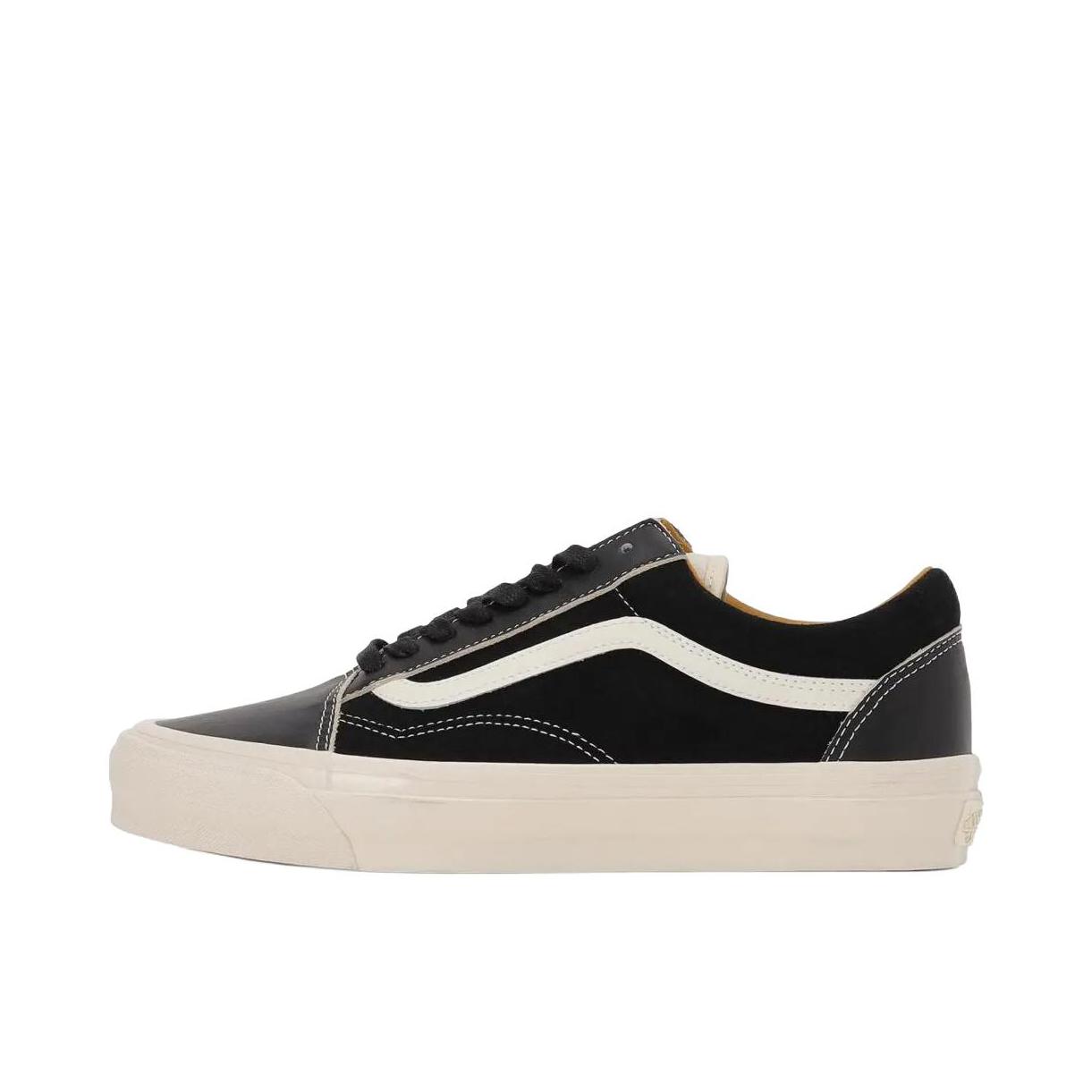 推荐商品：Vans/范斯 Premium Old Skool 板鞋 复古百搭时尚潮流防滑耐磨舒适低帮贴合 黑色/白色/米色