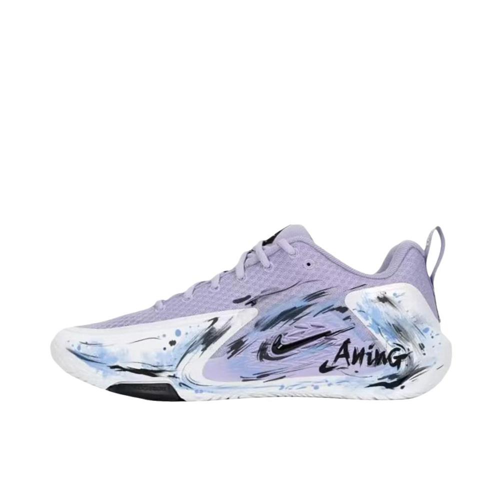 推荐商品：定制款 Nike S.T. GLOW 篮球鞋 防滑耐磨包裹性 淡紫水墨