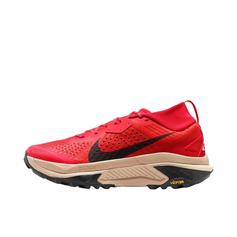 推荐商品：Nike ACG Zegama TRAIL 越野跑鞋 圆头系带舒适 浅深红/黑色/浅土褐