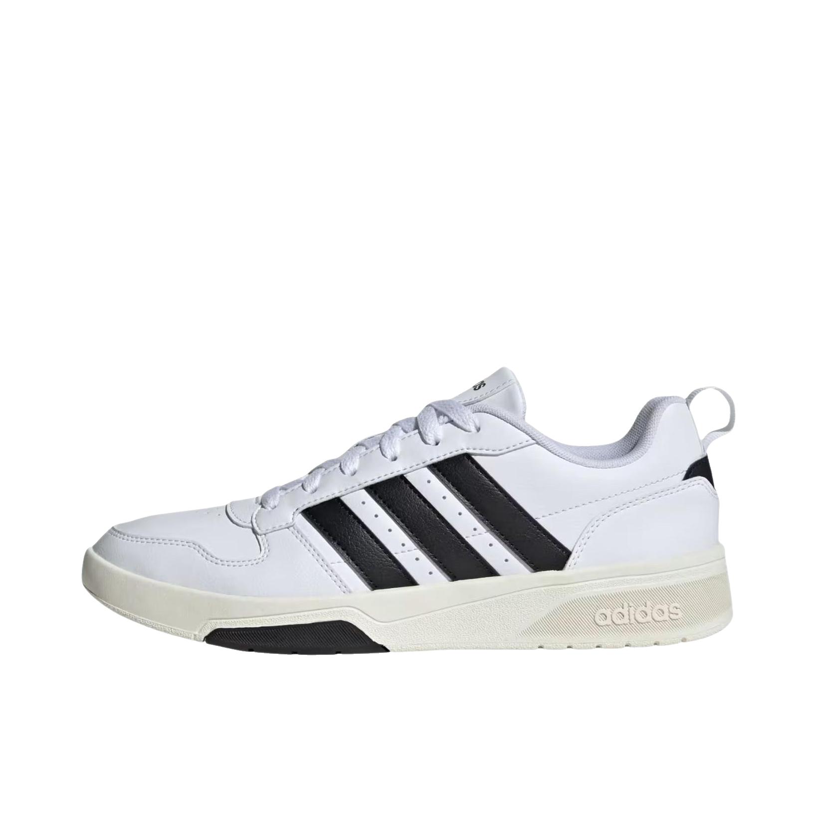 推荐商品：adidas COURTWAVE 板鞋 圆头厚底系带橡胶 云白色