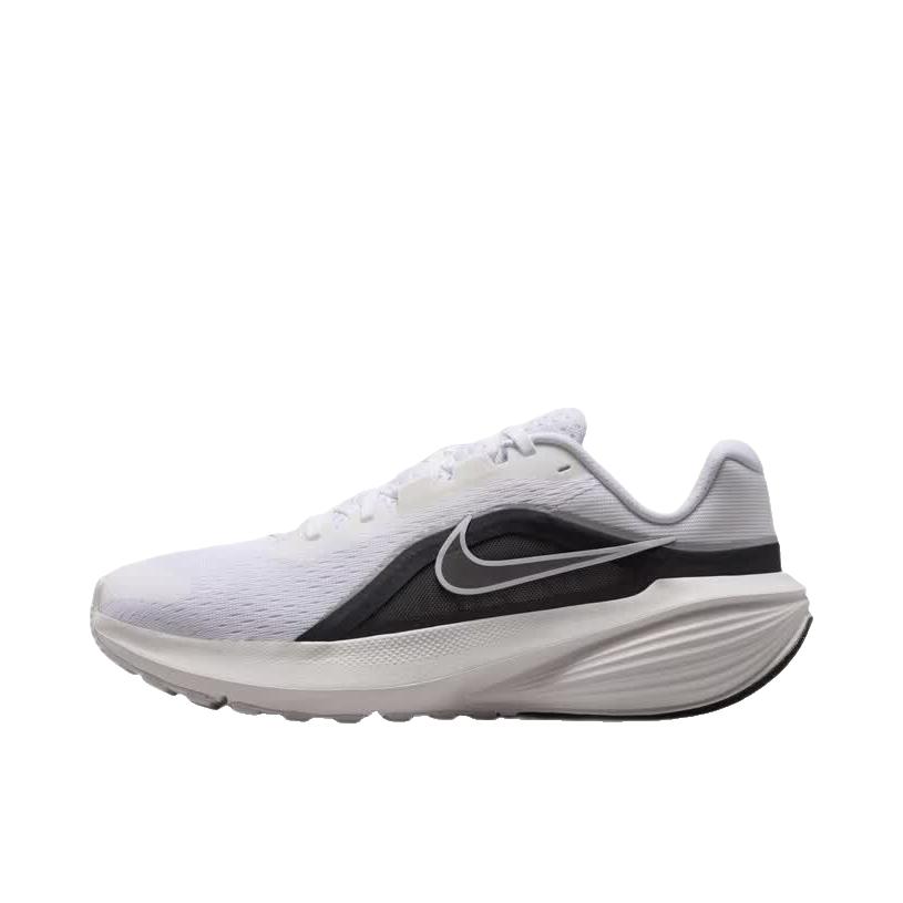 推荐商品：Nike Downshifter 14 跑鞋 时尚系带轻便透气回弹训练贴合缓震防滑 白色/金属银/山峰白/煤黑色/帆白色