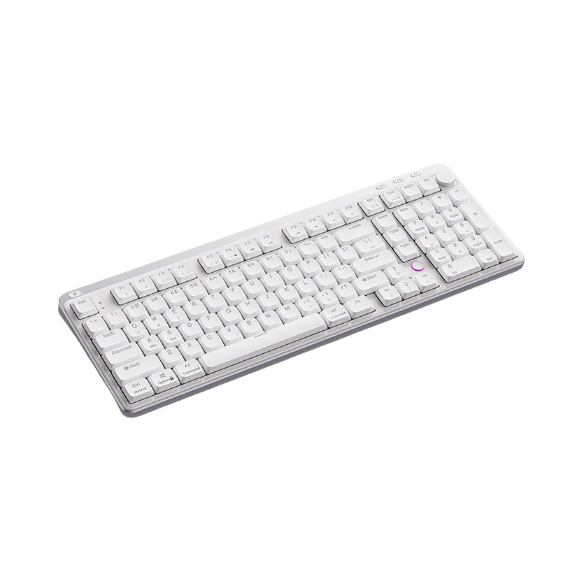 推荐商品：KZZI/珂芝 I98 三模机械键盘 98配列 安静输入 兼容MAC/WIN RGB灯光 透光键帽