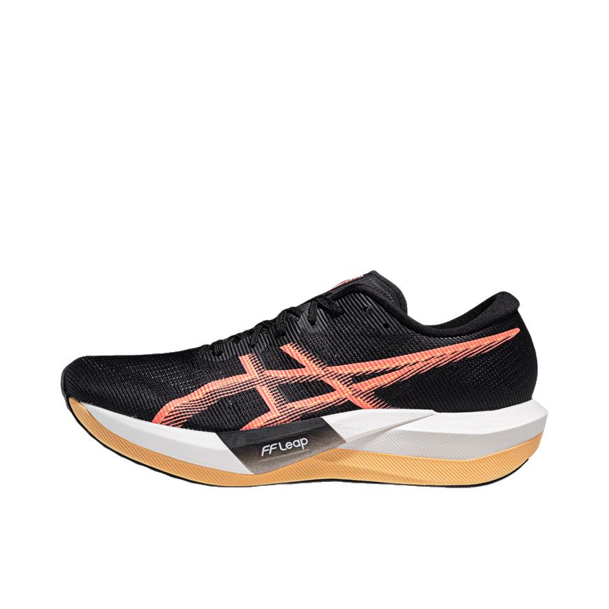 推荐商品：Asics/亚瑟士 MAGIC SPEED 5 跑鞋 轻便回弹贴合舒适碳板竞速轻量耐穿 黑色/粉色
