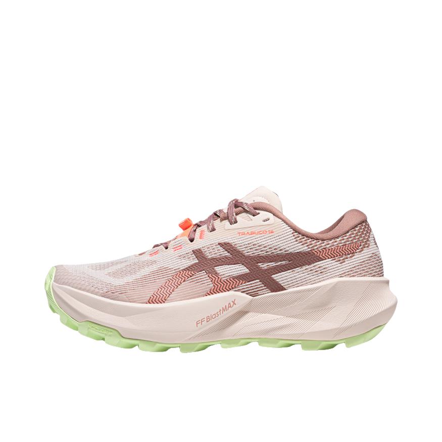 推荐商品：Asics/亚瑟士 Gel-Trabuco 14 越野跑鞋 柔软舒适透气百搭抓地回弹减震支撑圆头网布贴合 粉色/红色