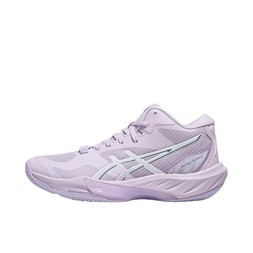 推荐商品：Asics/亚瑟士 SKY ELITE FF 4 排球鞋 柔软支撑厚底圆头 浅香芋紫