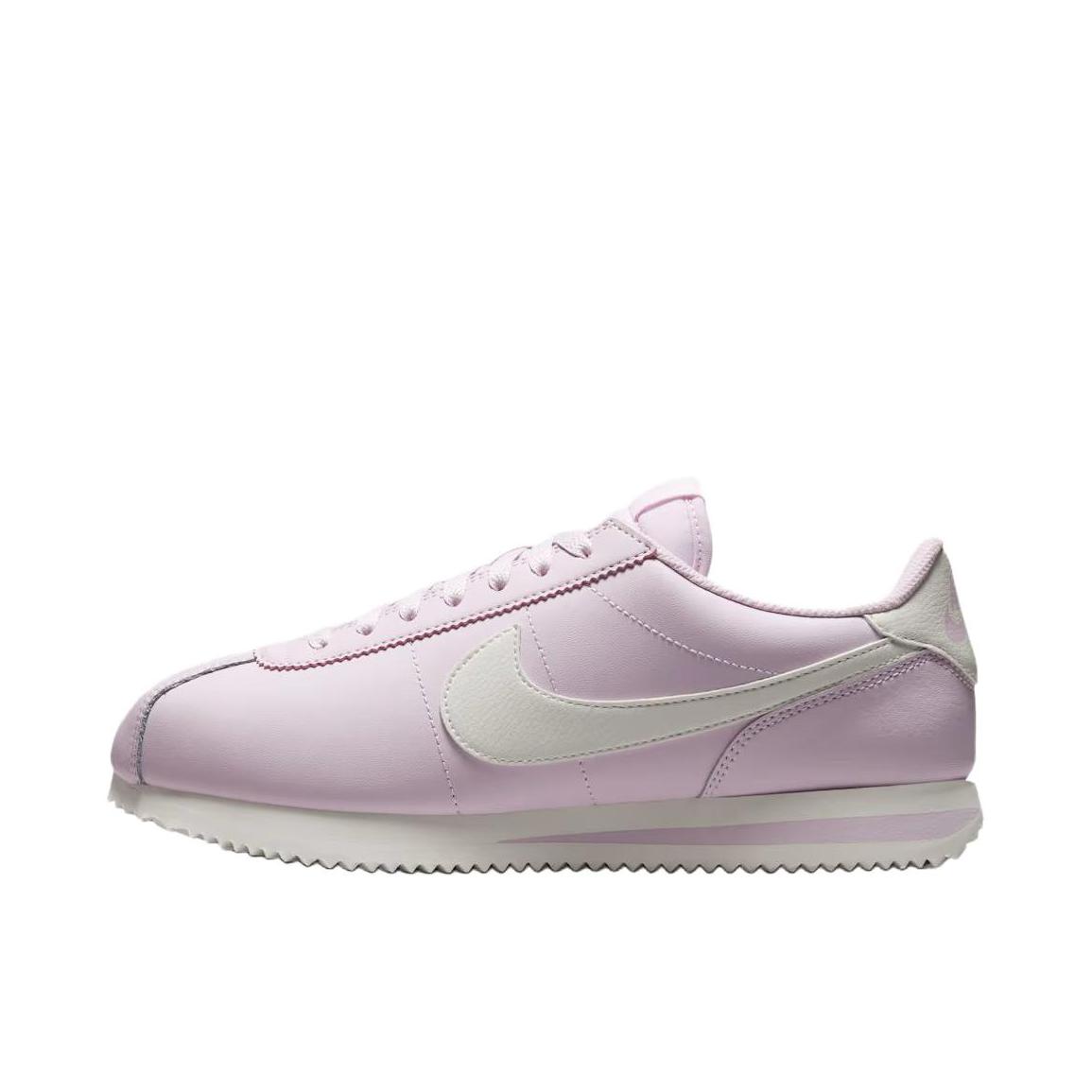 推荐商品：Nike Classic Cortez 阿甘鞋 跑鞋 防滑耐磨缓震透气轻便抓地舒适低帮耐穿贴合 漂白淡紫色/帆白色